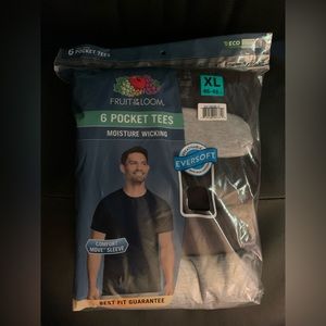 Fruit Of The Loom 6 Pocketed Tees XL
